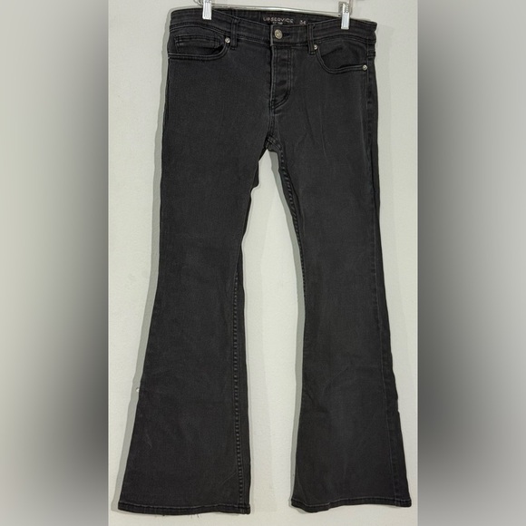 Lip Service Other - Lip Service Rockstar Bootcut Jeans Sz34 Black Goth Punk